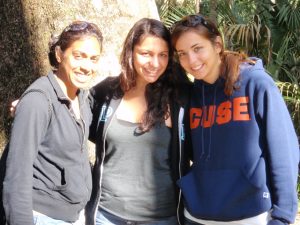Three female students.